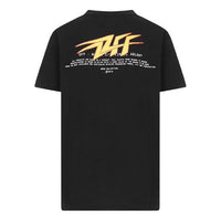 Off-White FW20 Flash Logo Applique Short-sleeve Tee Men's Black OMAA027E20JER0151018