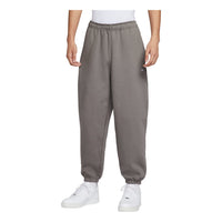 Nike Solo Swoosh Cuffed Fleece Trousers 'Cave Stone' HV1089-289