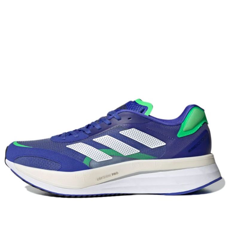 adidas Adizero Boston 10 'Sonic Ink Screaming Green' FZ2498
