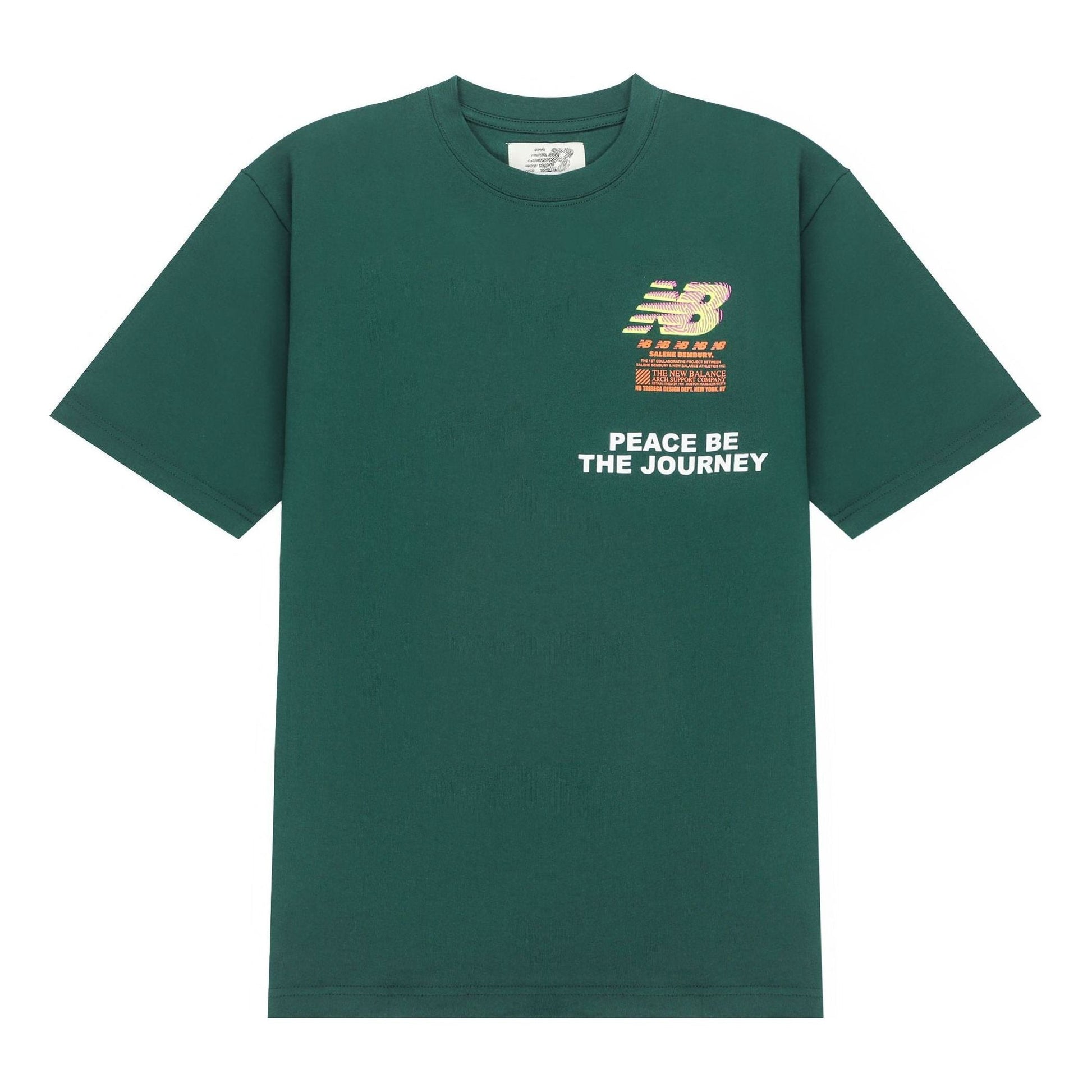 New Balance x Salehe Bembury Graphic T-Shirt Asia Sizing 'Green' MT11564-NWG