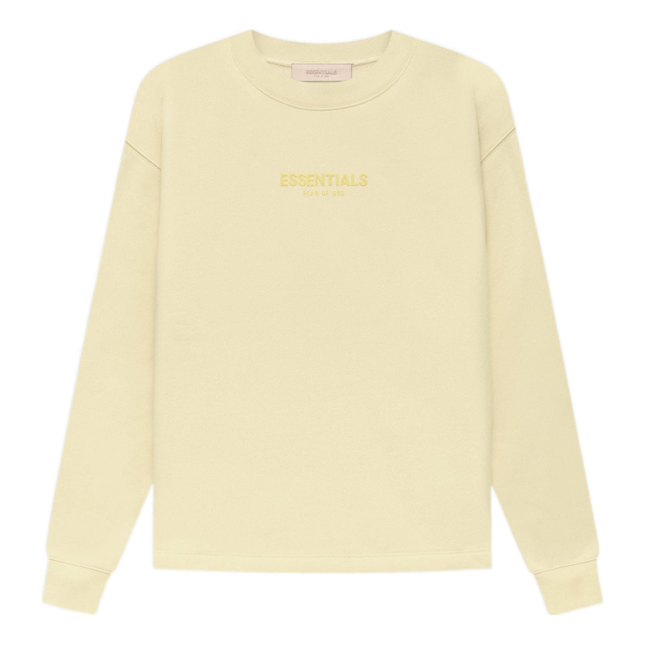 Fear of God Essentials FW22 Relaxed Crewneck Canary FOG-FW22-646