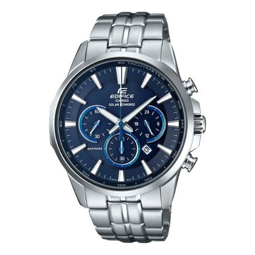 CASIO Waterproof EDIFICE Sapphire Crystal Solar Powered Mens Blue Analog EFB-540SBD-2AVUPR