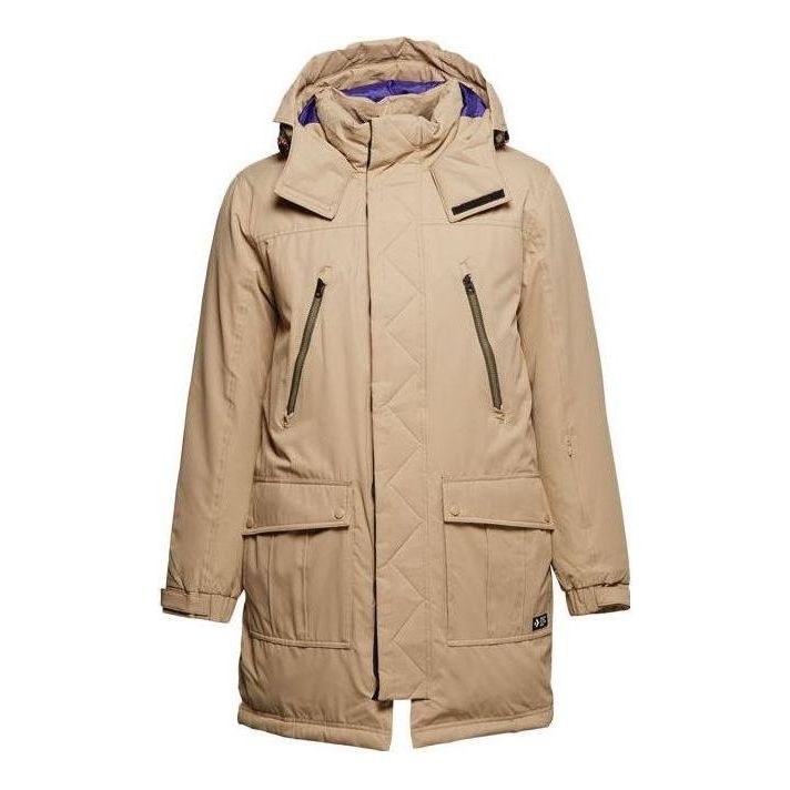 Converse Mid-length Down Jacket Asia Sizing 'Khaki' 10006875-A02