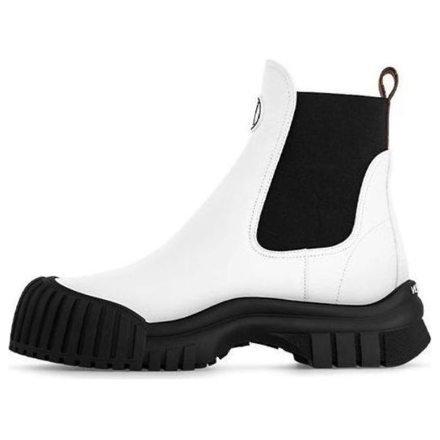 (WMNS) LOUIS VUITTON Ruby Flat Ankle Boots 'White' 1ABUJA