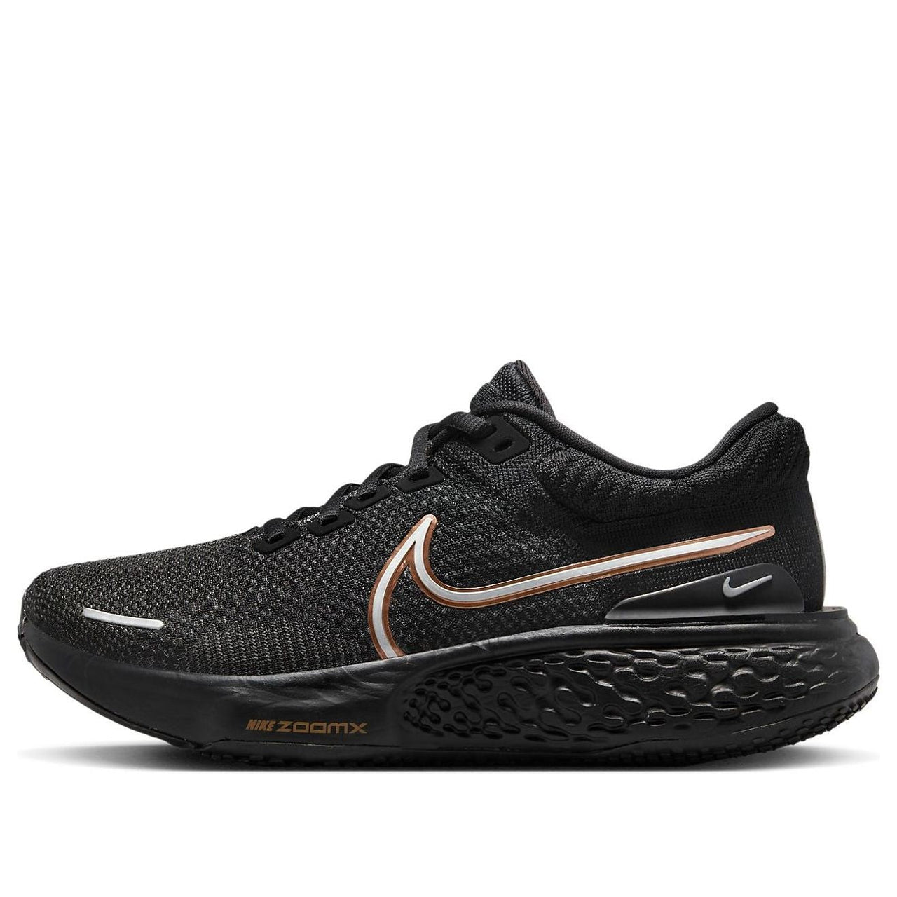 (WMNS) Nike ZoomX Invincible Run Flyknit 2 "أسود نحاسي معدني" DC9993-003