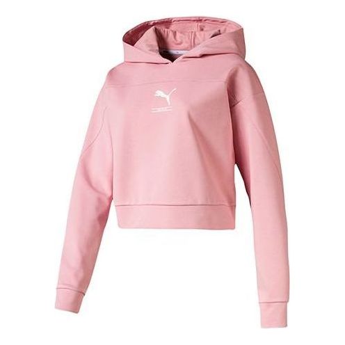 (WMNS) PUMA Classic Logo Hoodie 'Pink' 581074-14