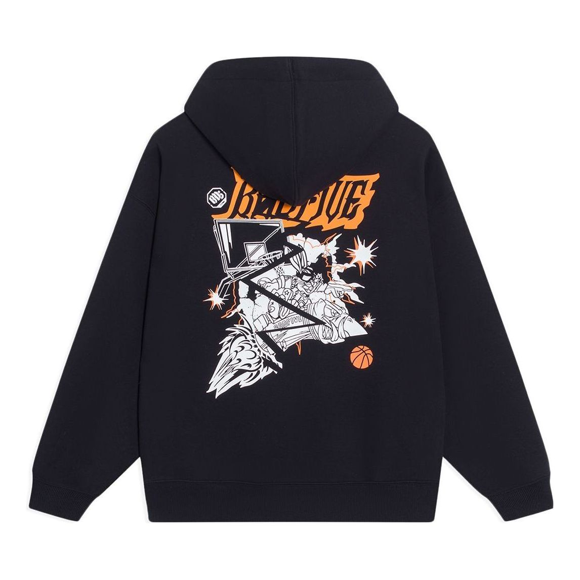 Li-Ning x BADFIVE Sports Style Hoodie 'Black White' AWDT089-4