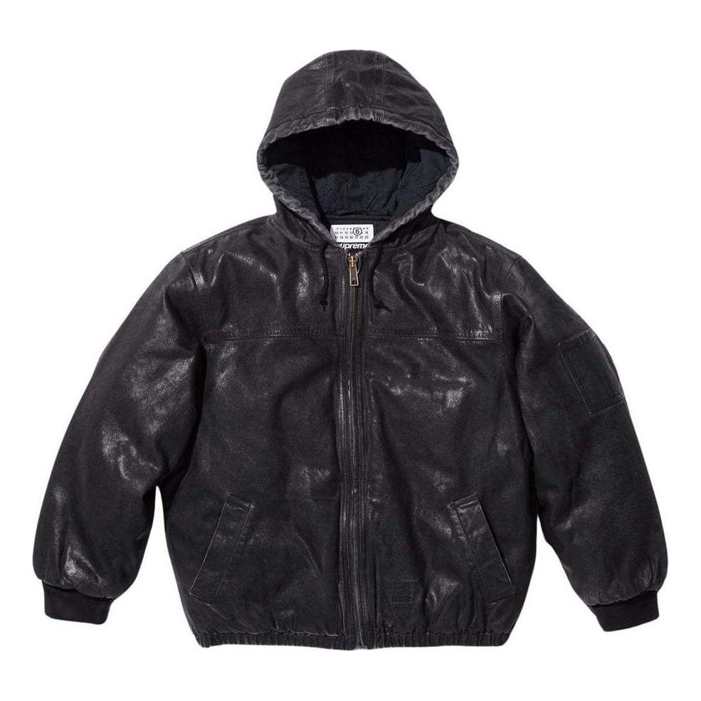 Supreme x Mm6 Maison Margiela Foil Hooded Work Jacket 'Black' SUP-SS24-115