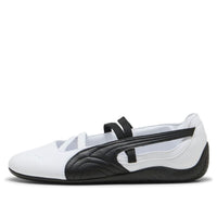 (WMNS) PUMA Speedcat Ballet Leather 'White Black' 406144-03