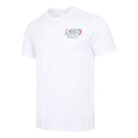 adidas neo Printing Sports Round Neck Short Sleeve White GR6921