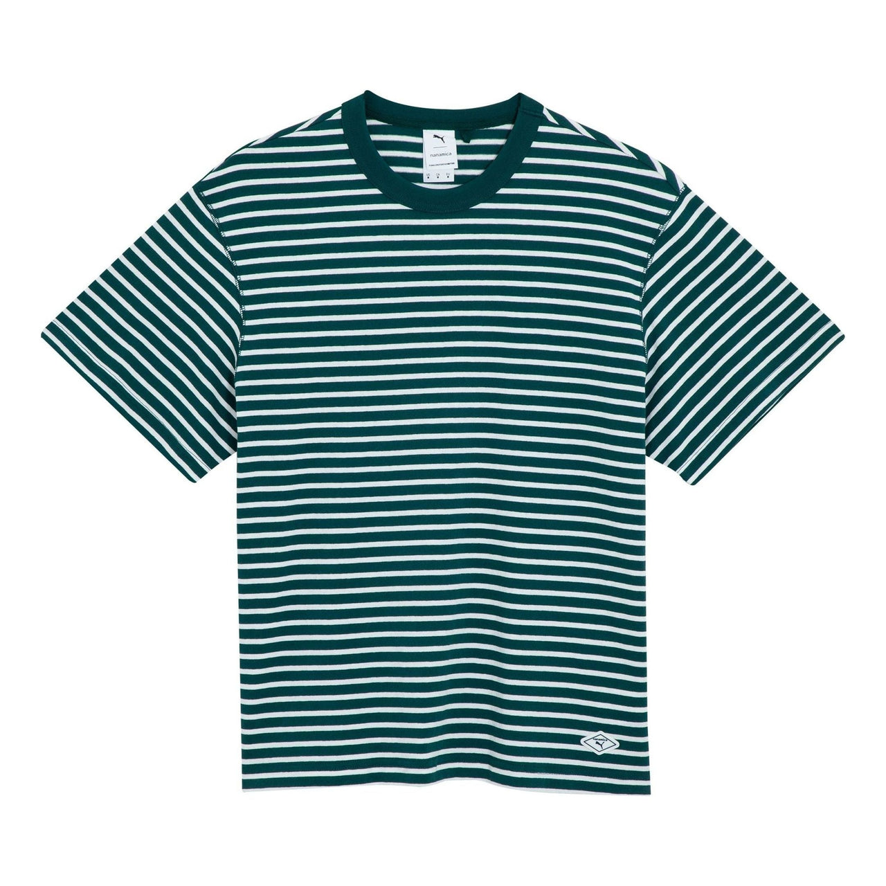 PUMA X Nanamica Striped T-Shirt 'Green' 539854-80