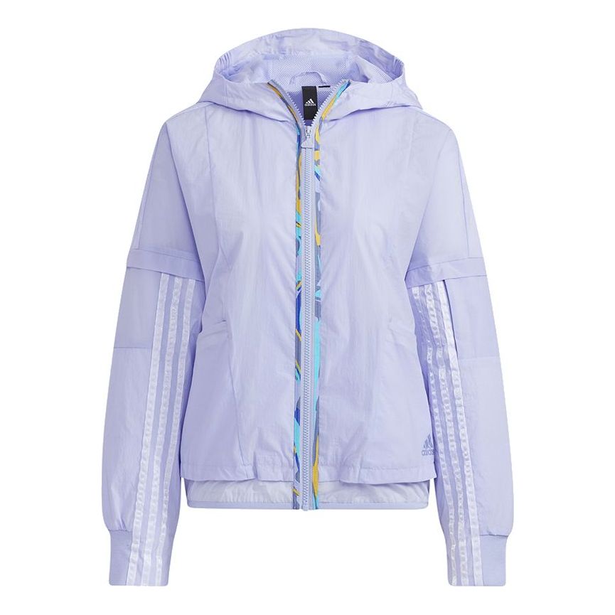 (WMNS) adidas Str Wb Light Jacket Purple H09742