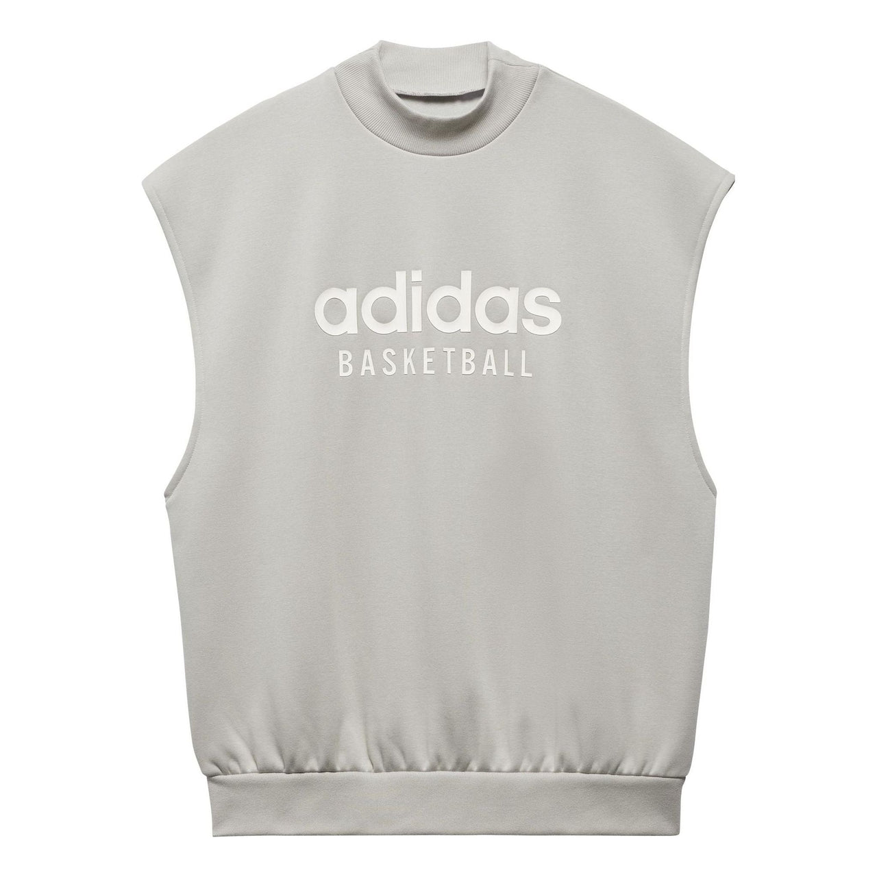 adidas Basketball Sleeveless Sweatshirt 'Grey' IA3416