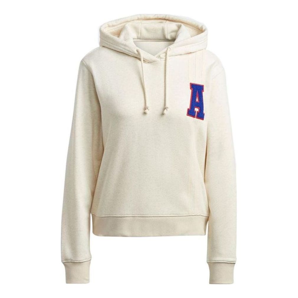 (WMNS) adidas Originals Small Logo Hoodies 'White' IC5229