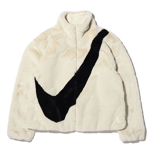 (WMNS) Nike Sportswear Jacket 'Fossil Black' CU6559-238