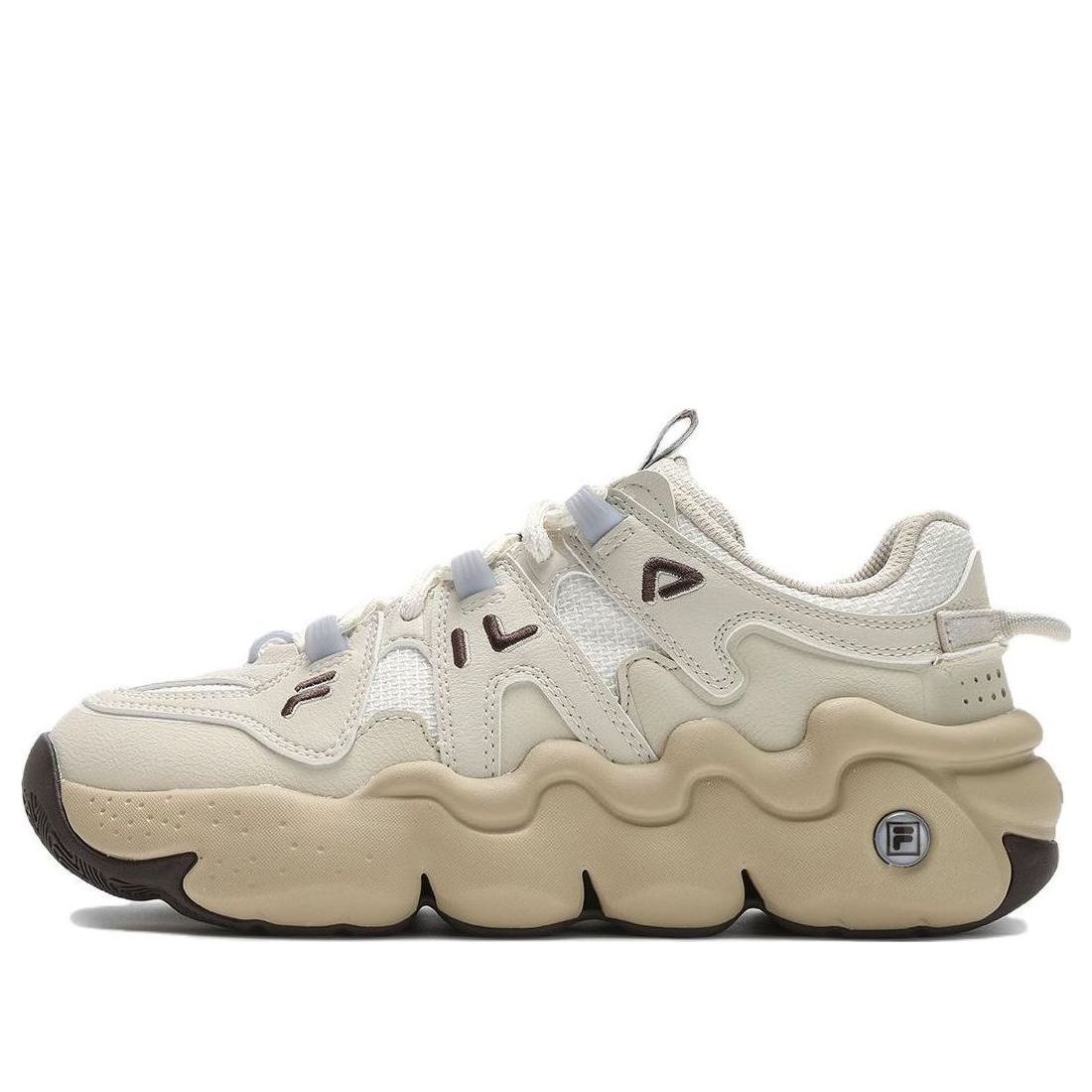 (WMNS) FILA Panini Running Shoes 'White Beige' F12W412111FGW