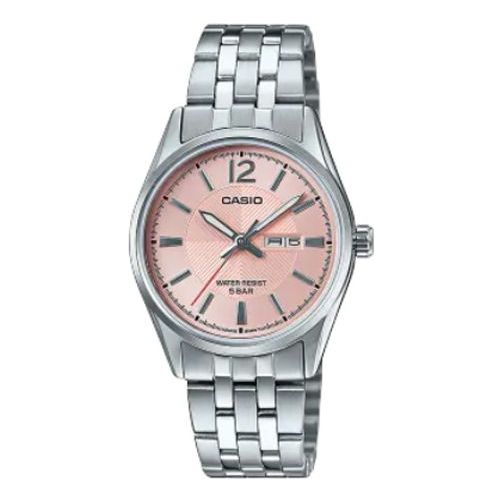 Casio Retro Fashion Casual Analog Watch 'Silver Rose Pink' LTP-1335DJ-5AJF