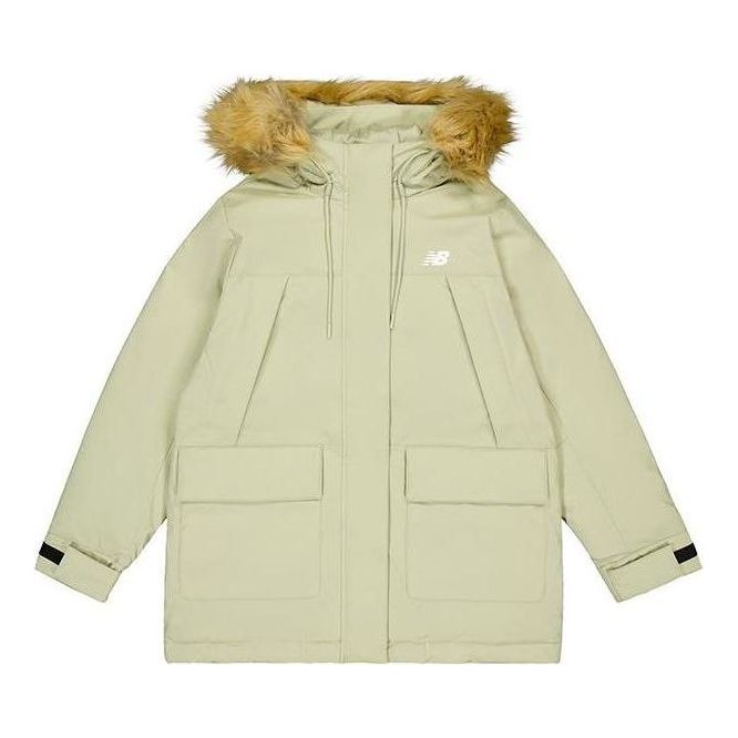 (WMNS) New Balance Winter Mid-Down Jacket 'Lime Green' AWJ34305-FUG