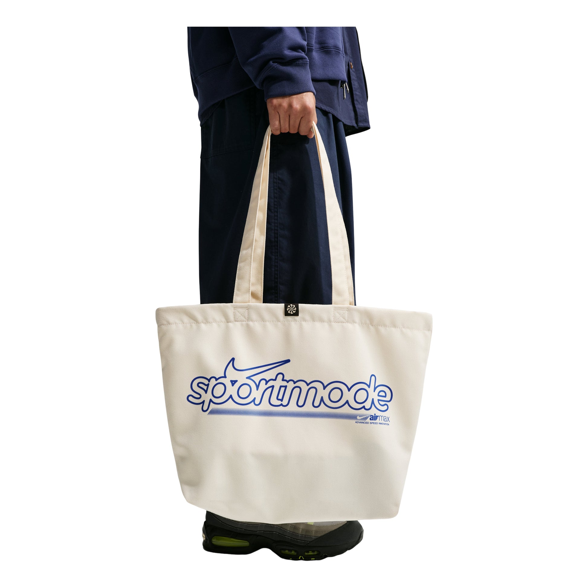 Nike Heritage 2.0 22L Tote Bag 'Natural Natural Old Royal' IQ1222-120