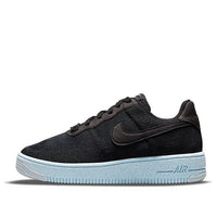 (GS) Nike Air Force 1 Crater Flyknit 'Black Chambray Blue' DH3375-001