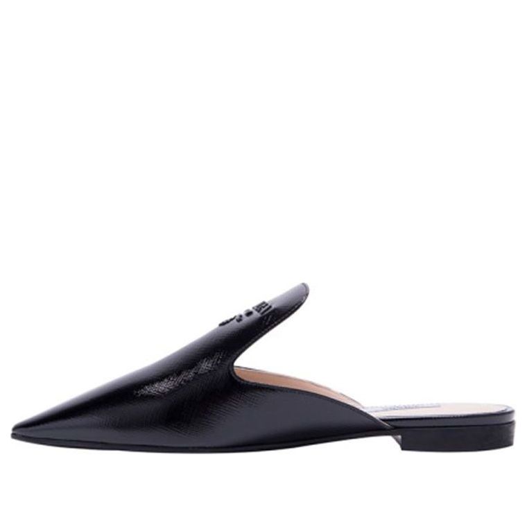 (WMNS) PRADA Pointed Patent Leather Mules 'Black' 1S538L_3A9S_F0002_F_B012