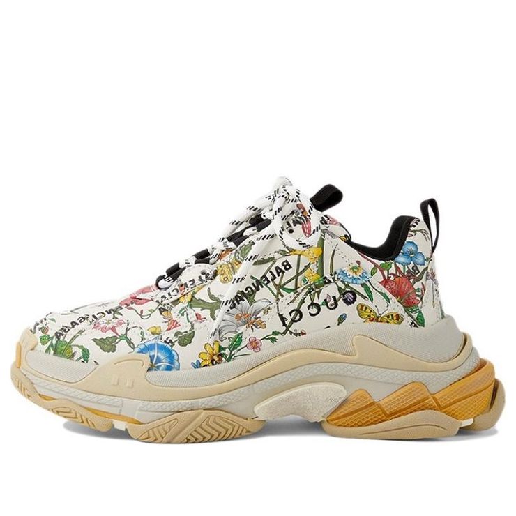 Balenciaga x Gucci Triple S Sneakers 'The Hacker Project Floral' 681068-UL110-8461