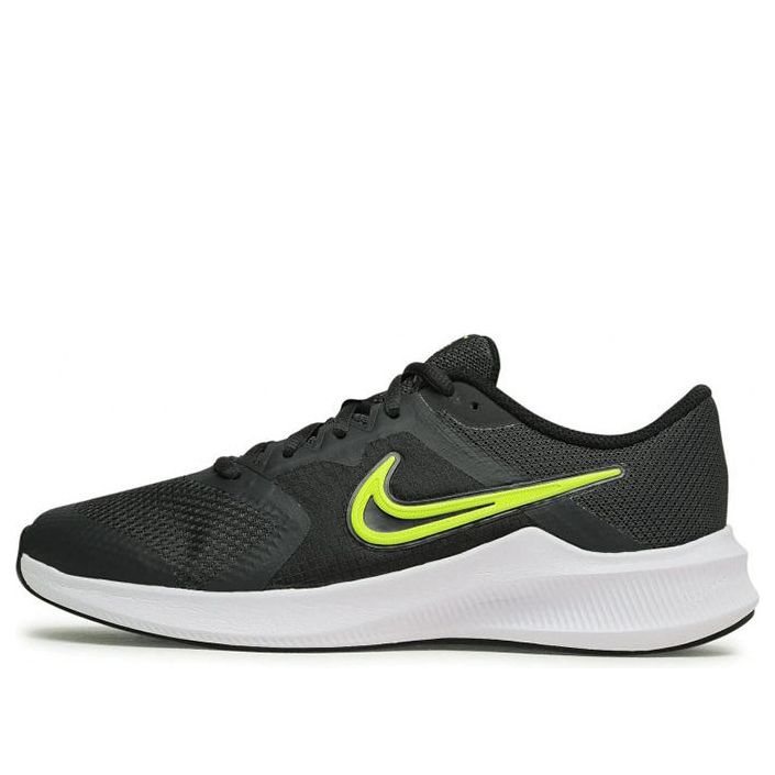 (GS) Nike Downshifter 11 Low-Top Black/Yellow CZ3949-011