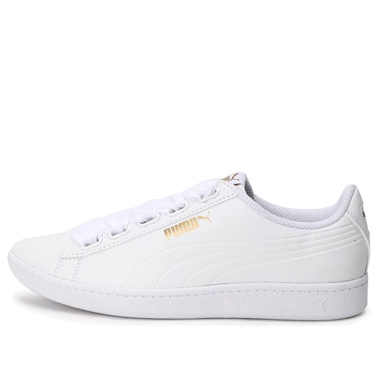 (WMNS) PUMA Vikky Ribbon White/Gold 366088-02
