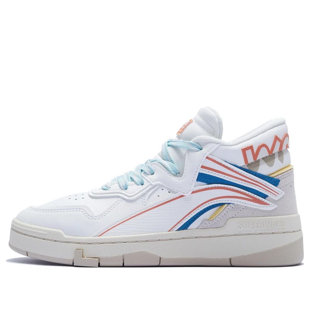 (WMNS) Li-Ning Mid Prm 'White Red Blue' AGCS152-4