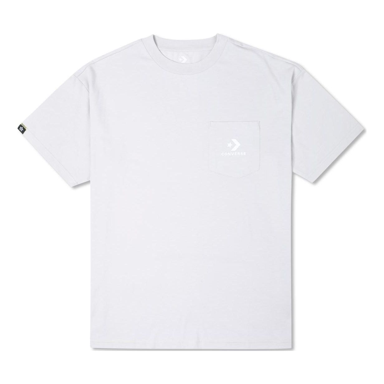 Converse Embroidered Pocket T-Shirt 'White' 10023283-A02