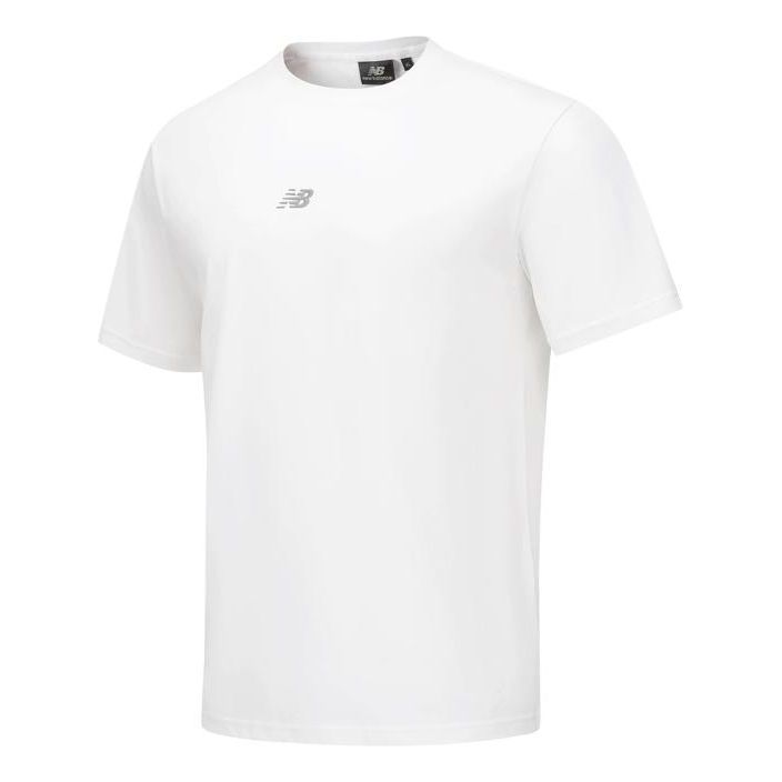 New Balance Logo Print Tee 'White' 5ED24491-WT