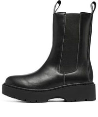 (WMNS) Skechers Mid Top Slip On 'Black' 167343-BBK