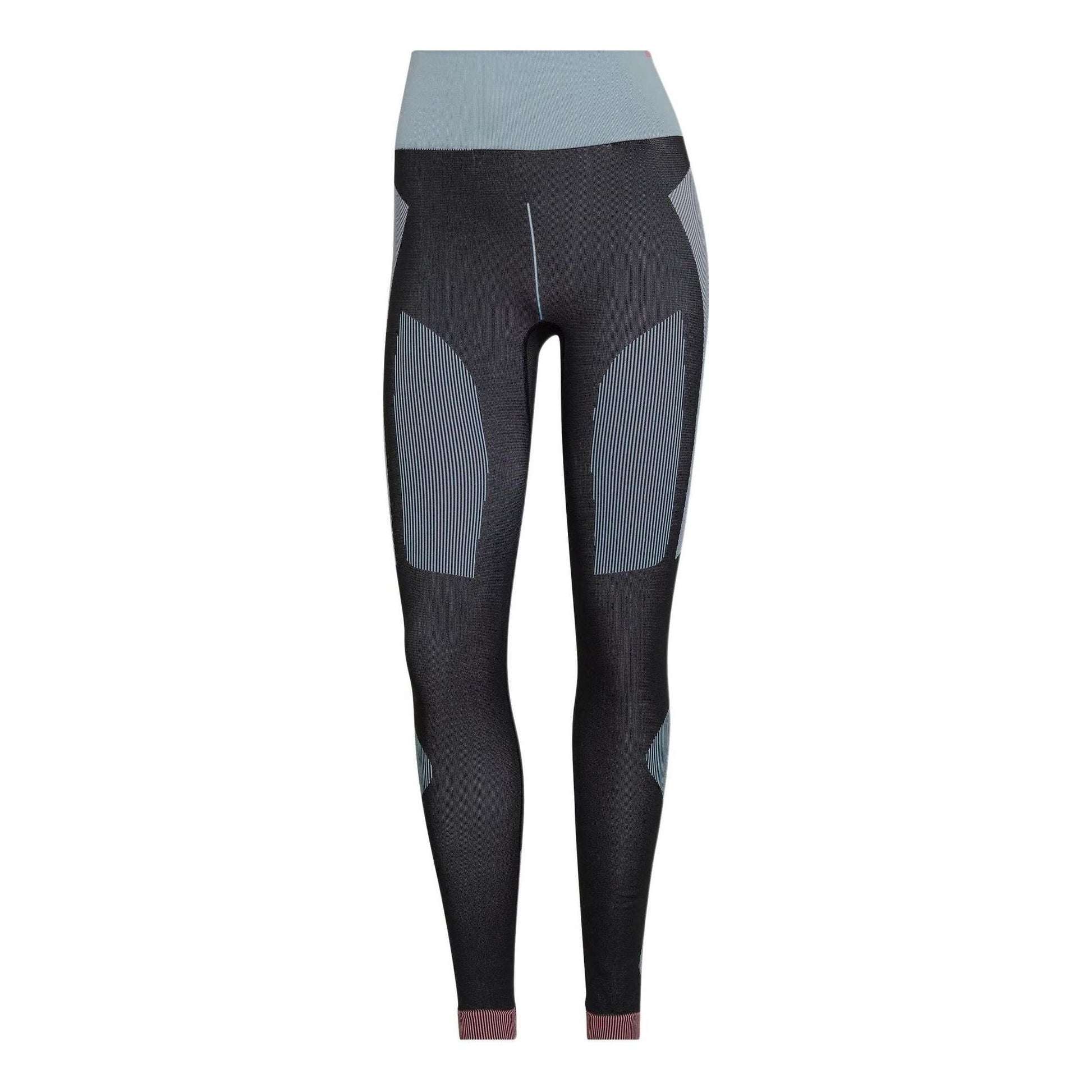 (WMNS) adidas by Stella McCartney TrueStrength Yoga Knit Tights Asia Sizing 'Black' HG8786