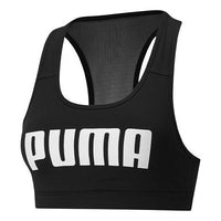 (WMNS) PUMA Mid Impact 4Keeps Graphic Training Bra 'Black' 520306-91