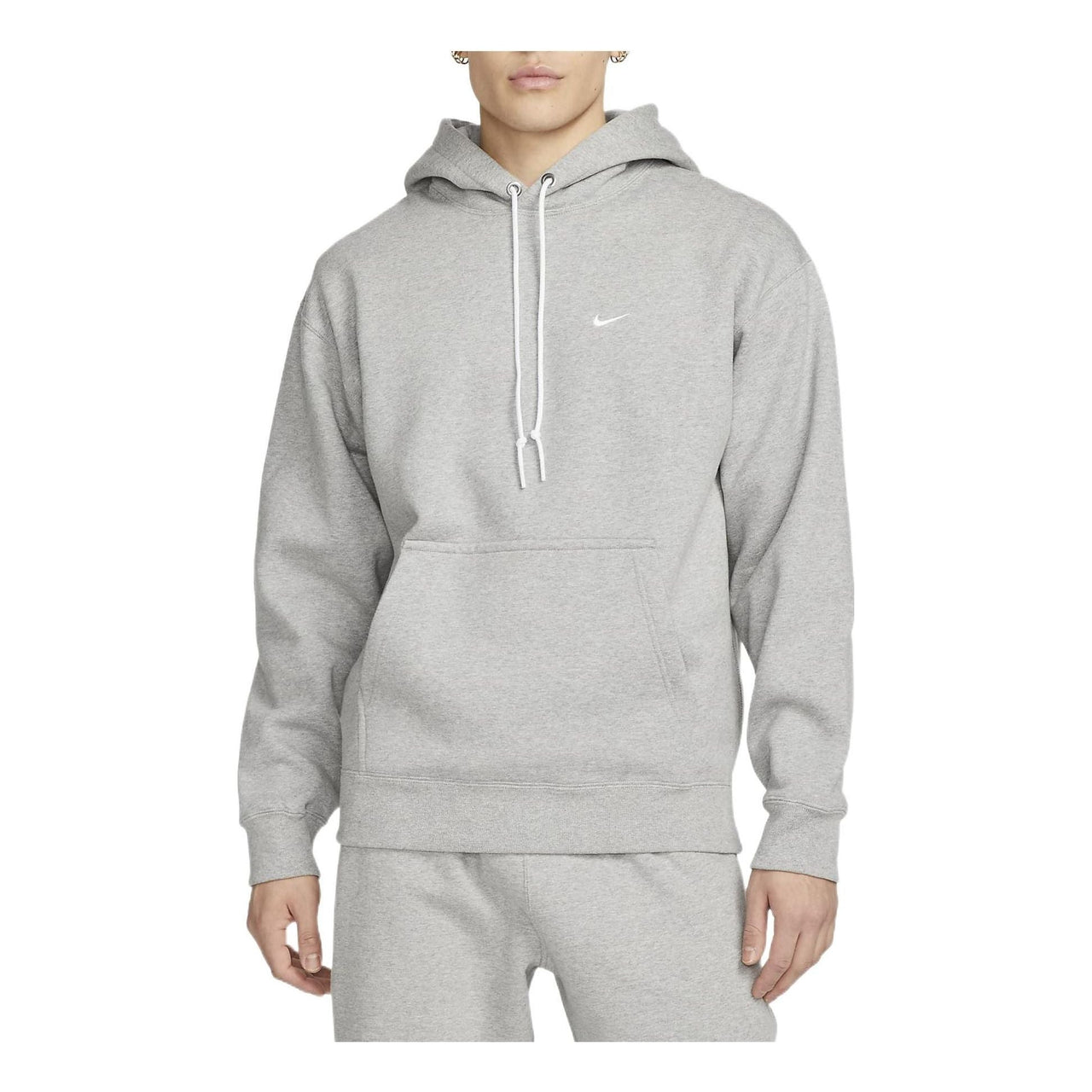 Nike AS NK Solo SWSH Fleece Po Light gray DX1356-063