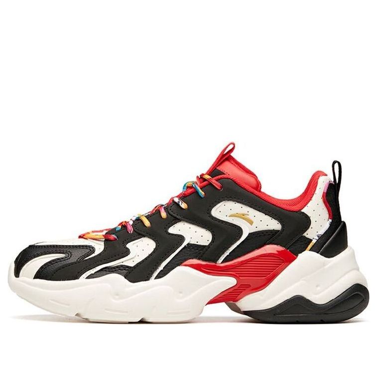 ANTA Life Series Sneakers 'Black Red White' 112018882-11