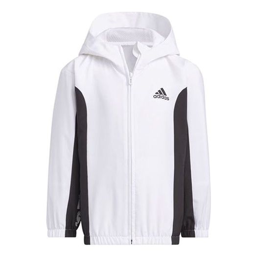 (PS) adidas LK Street Woven Jacket 'White Black' IQ1009
