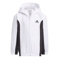 (PS) adidas LK Street Woven Jacket 'White Black' IQ1009