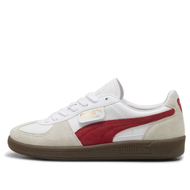 Puma Palermo Leather 'White Club Red' 396464-05