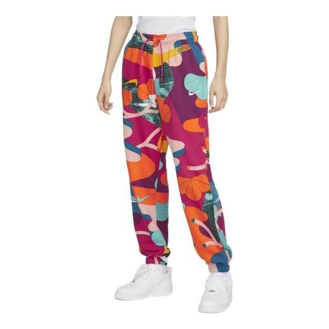 (WMNS) Nike High Sports Pants 'Multicolor' FD6686-681