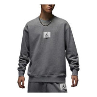 Air Jordan Essentials Logo Sweatshirt 'Grey White' FB6935-091