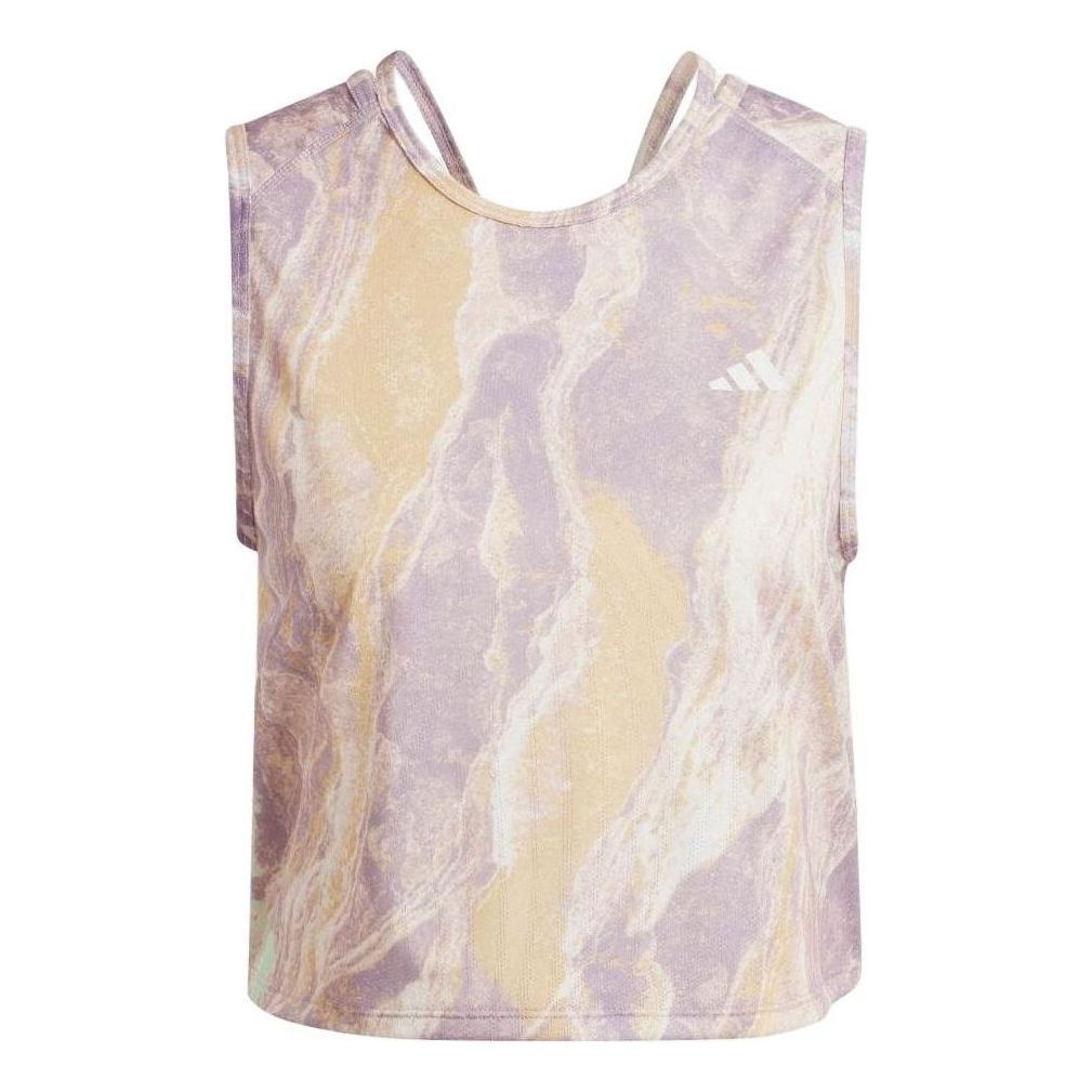 (WMNS) adidas Move for the Planet AirChill Tank Top Asia Sizing 'Purple Yellow' IN2981