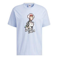 adidas originals x Monkey Kingdom Graphic T-shirt 'Light Blue' IP1799