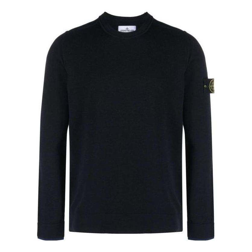 STONE ISLAND Wool Knit 'Black' 7915526A1-V0020