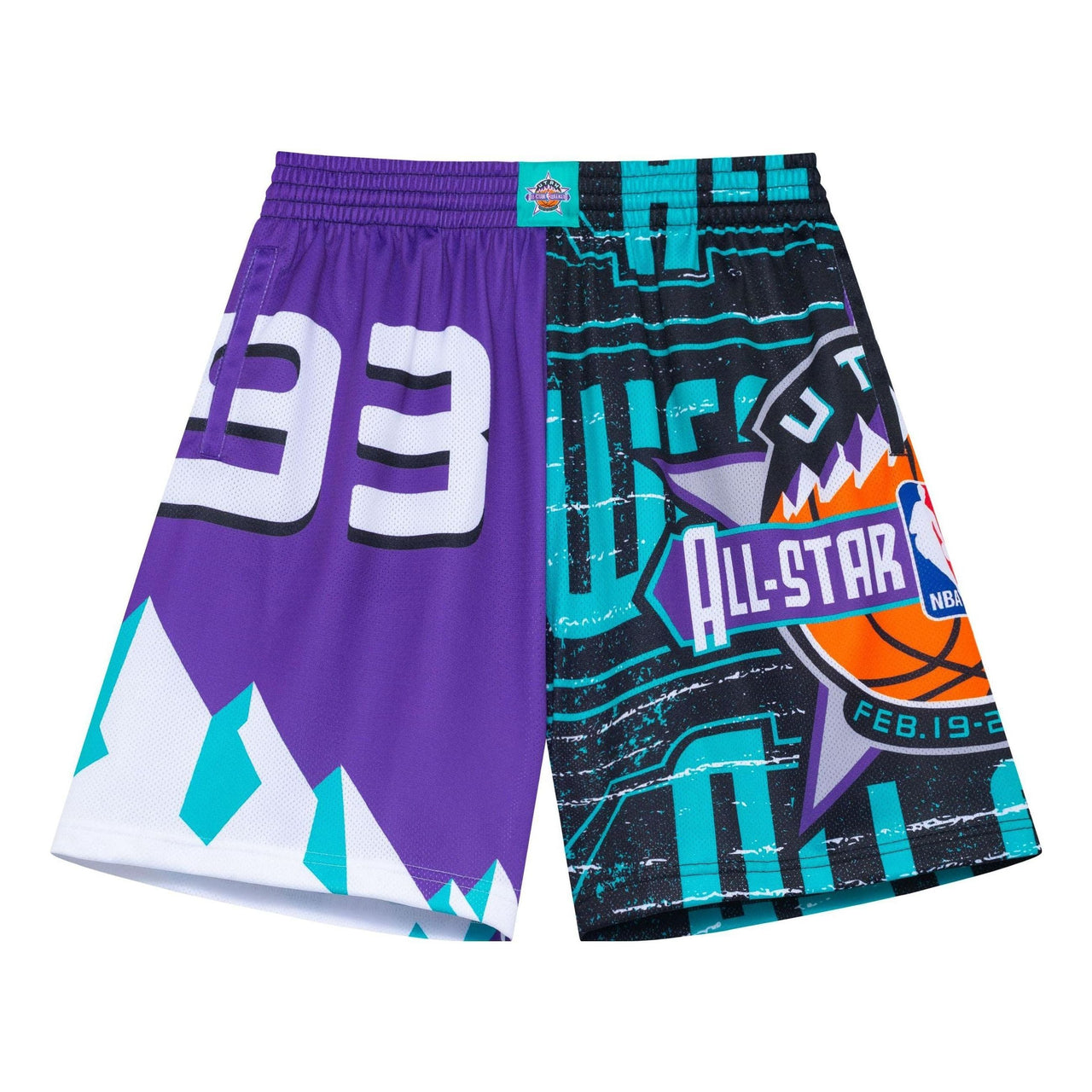 Mitchell & Ness x NBA Jumbotron 3.0 Shorts 'All Star 1993' PSHR4984-ASG93PPPMTWH