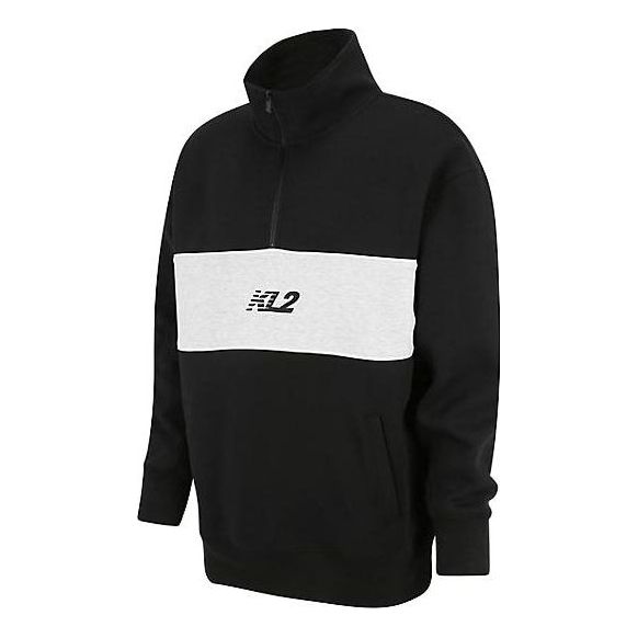 New Balance Kawhi's Klawset 1/4 Zip Rugby Top 'Black' MT23590-BK