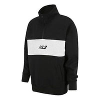 New Balance Kawhi's Klawset 1/4 Zip Rugby Top 'Black' MT23590-BK