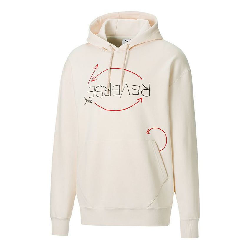 PUMA x Michael Lau Crossover Casual Sports Printing Pullover Beige 530357-75