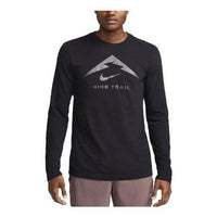 Nike Dri-FIT Trail Running Long Sleeve T-Shirt 'Black' FN0827-010