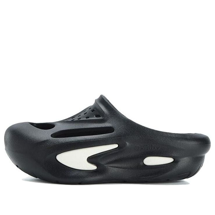 (WMNS) FILA FUSION Shell Slippers 'Black' T12W321505FBS